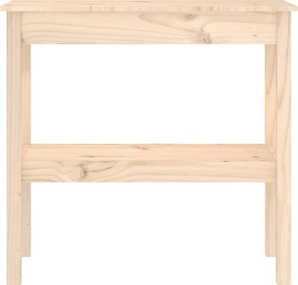 vidaXL vidaXL Stolik konsolowy, 80x40x75 cm, lite drewno sosnowe