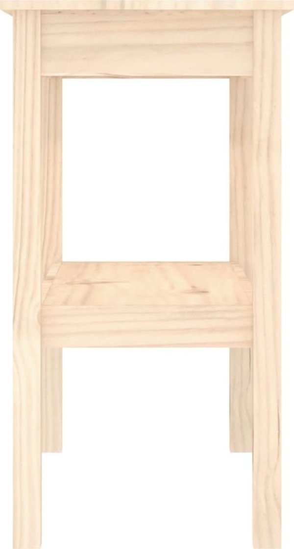 vidaXL vidaXL Stolik konsolowy, 80x40x75 cm, lite drewno sosnowe