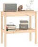 vidaXL vidaXL Stolik konsolowy, 80x40x75 cm, lite drewno sosnowe