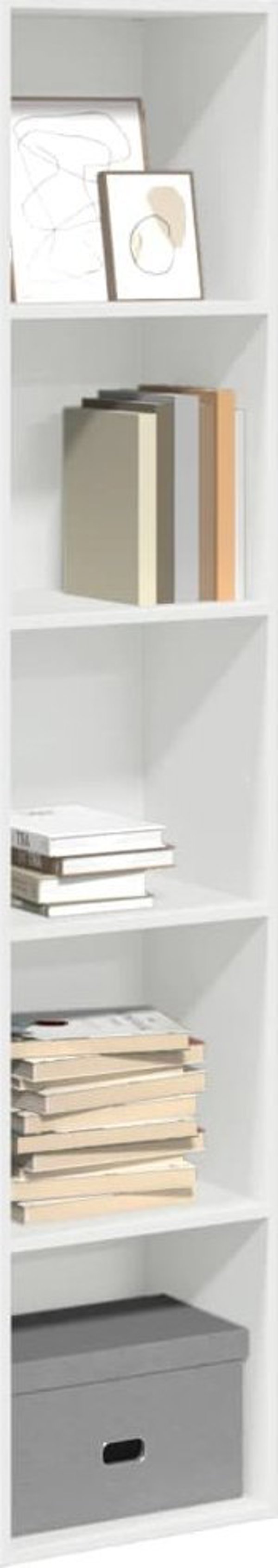 vidaXL Ράφι βιβλίων, λευκό, 40x30x189 εκ., ξυλοπαγές υλικό