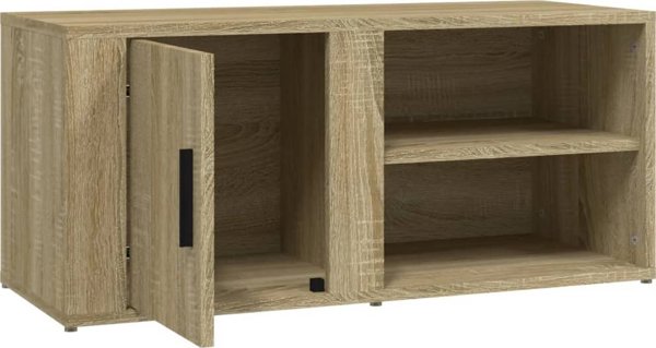 vidaXL Ντουλάπια τηλεόρασης, 2 τεμ., δρυς Sonoma, 80x31,5x36,5 cm