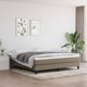vidaXL vidaXL Materac kieszeniowy, kolor taupe, 180x200x20 cm, tkanina