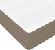 vidaXL vidaXL Materac kieszeniowy, kolor taupe, 180x200x20 cm, tkanina
