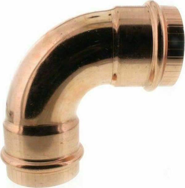 Viega Γωνία Πρεσαριστή 90° Profipress G SC 54mm, Εξάρτημα Σύνδεσης Σωληνώσεων από Χαλκό