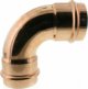Viega Γωνία Πρεσαριστή 90° Profipress G SC 54mm, Εξάρτημα Σύνδεσης Σωληνώσεων από Χαλκό