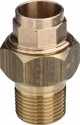 Viega Σύνδεσμος Ευθύς, 15mm x 1/2", Μπρούντζος, CC499K, Για Σωλήνες Χαλκού
