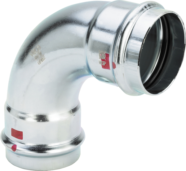 Viega Γωνία 90° 42mm PRESTABO με SC-Contur - 558178