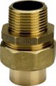 Viega Απλό Βιδωτό Εξάρτημα 18mm x 1/2" Μπρούντζινο, Εξωτερικό Σπείρωμα