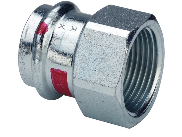 Viega Σύνδεσμος Μετάβασης 42mm x 1½" Θηλυκό Σπείρωμα με SC-Contur - 642211