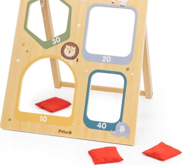 Viga Toys PolarB Παιχνίδι Δεξιοτήτων Ρίψης Στόχου - Ξύλινο Σετ για Παιδιά 44272