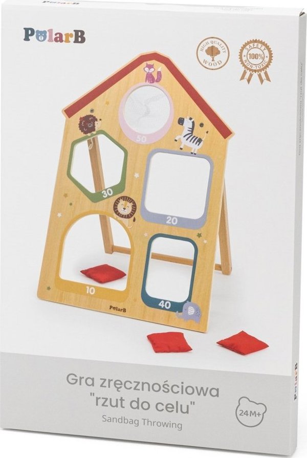 Viga Toys PolarB Παιχνίδι Δεξιοτήτων Ρίψης Στόχου - Ξύλινο Σετ για Παιδιά 44272