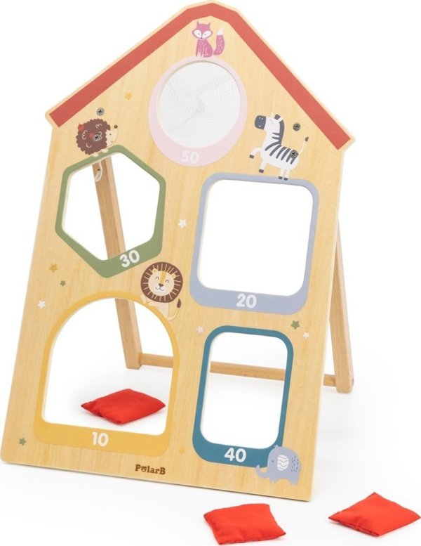 Viga Toys PolarB Παιχνίδι Δεξιοτήτων Ρίψης Στόχου - Ξύλινο Σετ για Παιδιά 44272