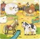 Viga Toys VIGA Drewniane Puzzle z Pinezkami Farma 12m+