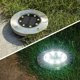 Vilde Ηλιακά Φωτάκια Κήπου LED Ατσάλινα, Καρφωτά, 11,5 cm, 12 Τεμάχια