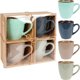 Vilde Kubek z uchwytem ceramiczny zestaw 4 szt. 250 ml