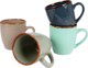 Vilde Kubek z uchwytem ceramiczny zestaw 4 szt. 250 ml