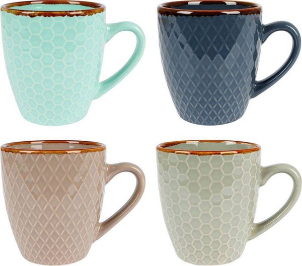 Vilde Kubek z uchwytem ceramiczny zestaw 4 szt. 250 ml