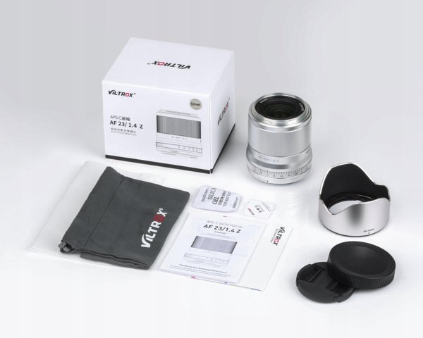 Viltrox AF 23mm F1.4 Nikon Z silver