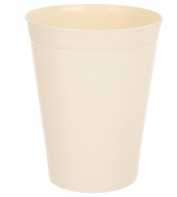 Vilde Σετ 6 Φλιτζάνια 300ml Sandy Κρεμ, Πλαστικά Φλιτζάνια Κατάλληλα για Μικροκύματα