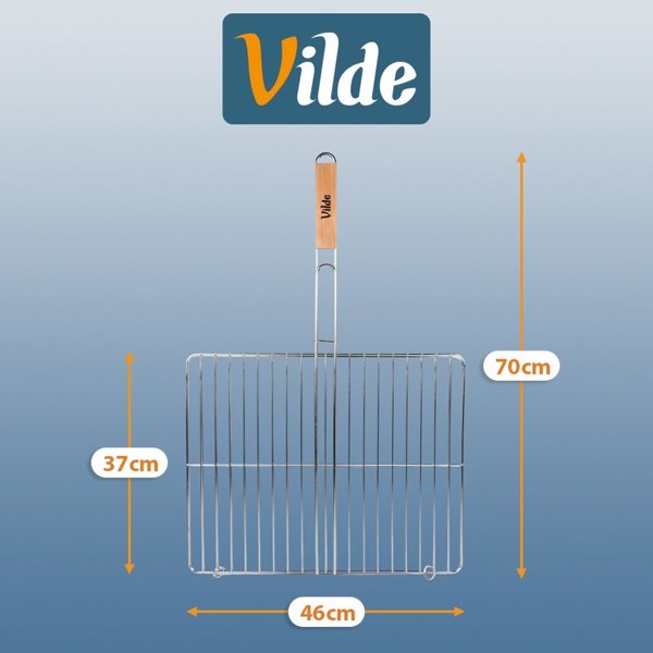 Vilde Ruszt do grillowania metalowy 46x37 cm (5900670117723)
