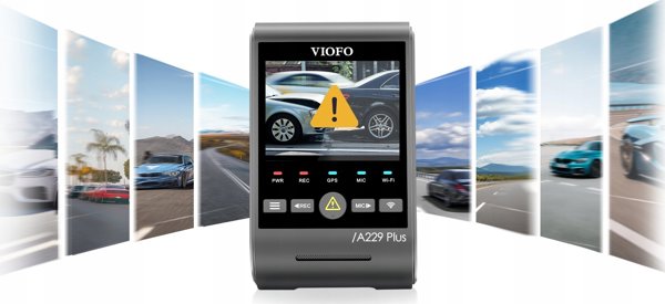 Viofo A229 Pro 2CH-G Dash Cam Καταγραφικό Αυτοκινήτου Με GPS, Dual Channel 4K HDR