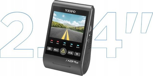 Viofo A229 Pro 2CH-G Dash Cam Καταγραφικό Αυτοκινήτου Με GPS, Dual Channel 4K HDR