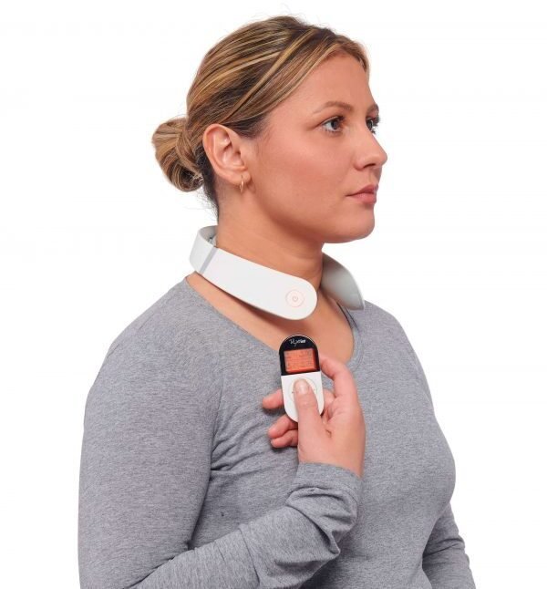 ViperPharm, Vipernake Go Neck Pain, Wireless With An Ergonomic Design, Massagers, For Neck, Vp-0.1, White, Unisex, Adult Unisex
