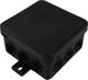 ViPlast Επιτοίχιο Κουτί Διακλάδωσης 75x75x41mm, IP54, με 12 Εισόδους, Μαύρο (2810)