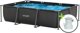 Virtufit Ορθογώνια πισίνα VIRTUFIT 300 x 210 cm με αντλία φιλτραρίσματος ανθρακί