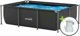 Virtufit VIRTUFIT ορθογώνια πισίνα 260 x 180 CM με αντλία φιλτραρίσματος ανθρακί