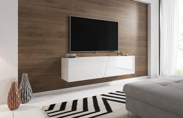 Vivaldi Szafka RTV Slant 160 + LED RGB