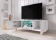 Vivaldi Meble RTV SWEDEN LE bialy mat/bialy polysk LED B 2K