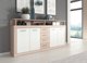 Vivaldi Meble XXL/LUNA KOMODA 4D4S DAB SONOMA/BIALY