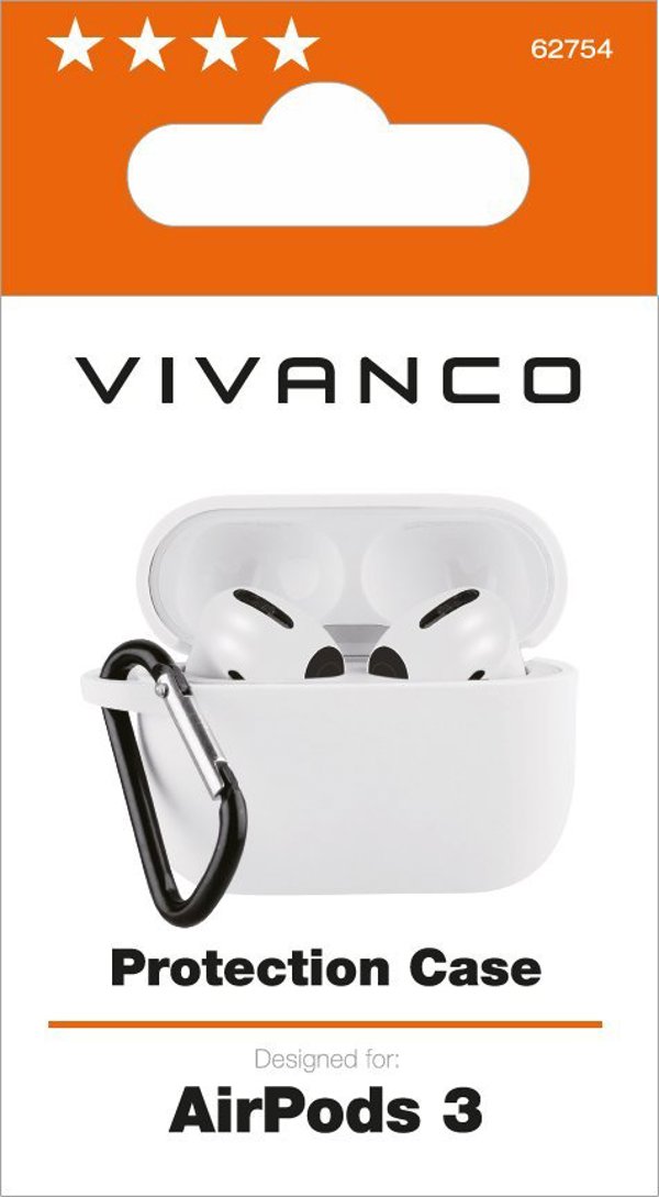 Vivanco Vivanco θήκη προστασίας AirPods 3, λευκό