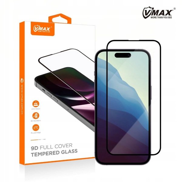 Γυαλί Vmax tempered 9D για iPhone X / XS / 11 Pro 6976757303418