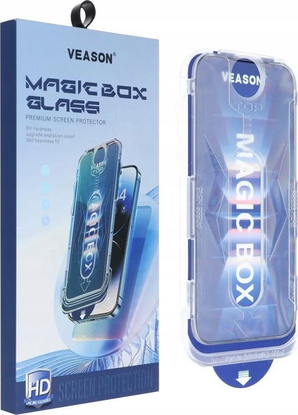 VMAX Szklo Hartowane 6D Pro Veason Easy-Install Glass Do Iphone 12 Pro Max Czarny