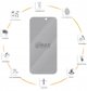 Vmax tempered glass 0.33mm 2,5D high clear privacy glass for iPhone 16 Plus 6,7" 6976757303968