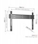 Vogel's TVM 5705 ELITE FIXED  40" - 110"  melna - Sienas stiprinajums televizoriem TVM5705 (8712285413629)