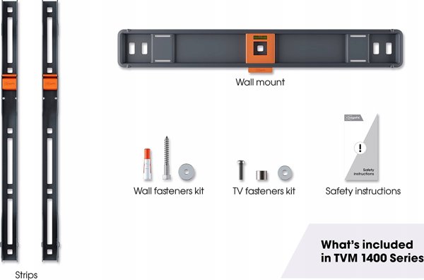 Vogels TVM 1405 Quick επιτοίχια βάση 32-77", 50kg 14242619 8712285347542
