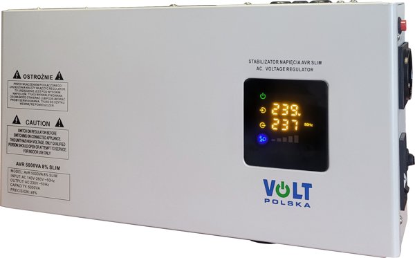 VOLT POLSKA Σταθεροποιητής τάσης AVR 5000VA 8% SLIM