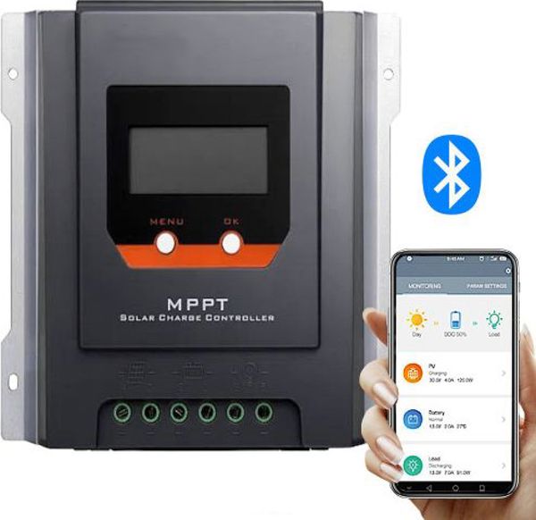 Volt Ρυθμιστής Φόρτισης MPPT 20A με Bluetooth (3IPSMPPT20)