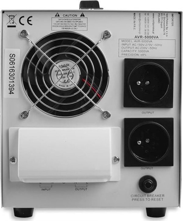 VOLT POLSKA Stabilizator napiecia AVR 5000VA 8-11% 5AVR5000SE