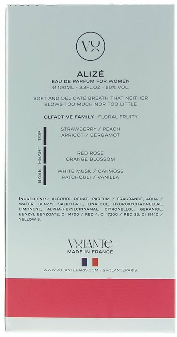 Volante, Alize, Eau De Parfum, For Women, 100 ml For Women
