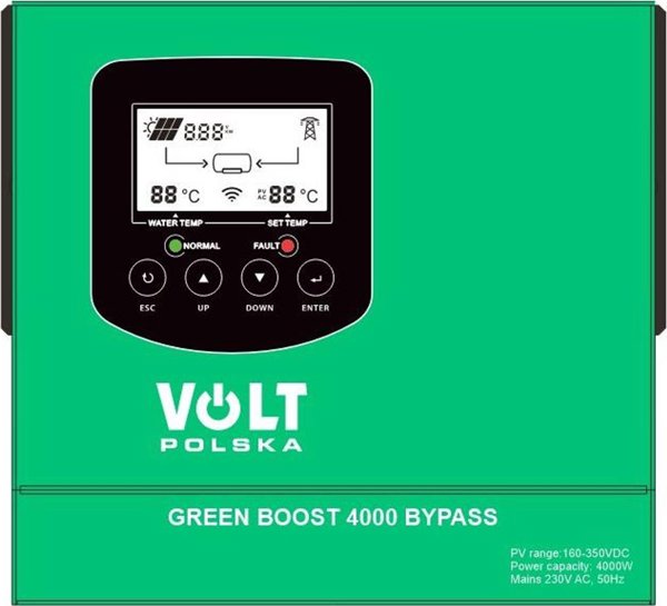 Volt Przetwornica solarna VOLT POLSKA GREEN BOOST 4000 BYPASS (160-350VDC)