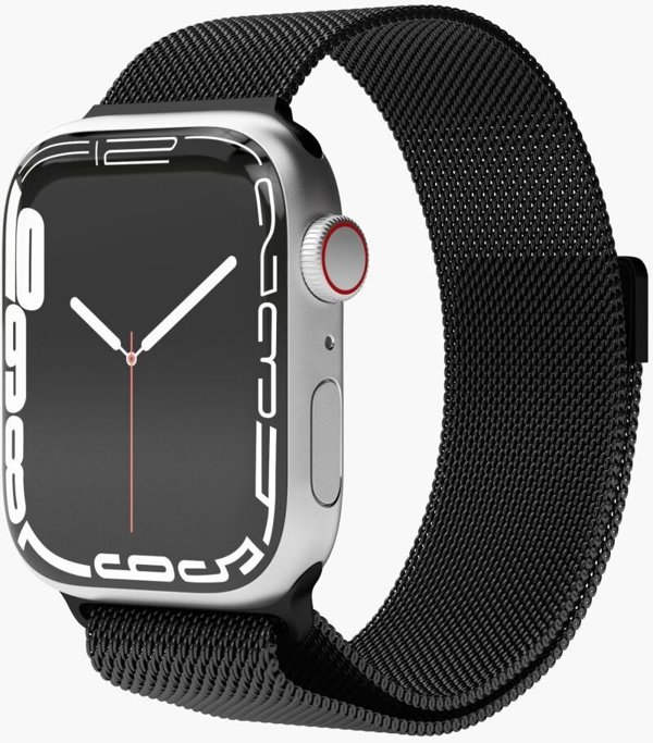 Vonmählen VonMählen Watchstrap for Apple Milanese Loop Case 1 Band One black Schwarz (AWS00094)
