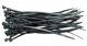 Vorel Opaska plastikowa 360x4,8mm czarna 100szt. (73896)