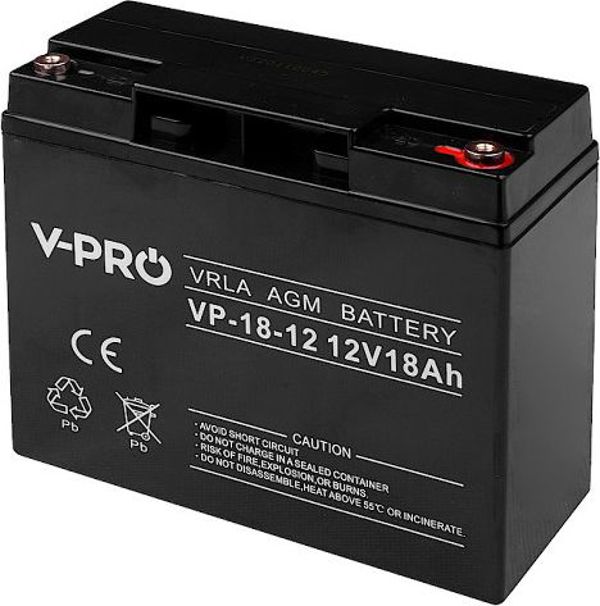 VPRO Akumulator AGM OPTI VPRO 12V 18Ah