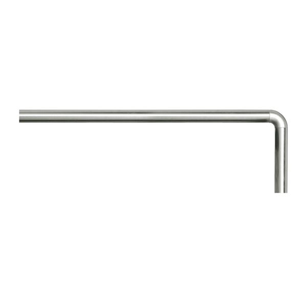 Βραχίονας μπάνιου γωνιακός Ø22mm 90x90 mat aluminum Sealskin
