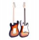 V-TONE EST 22 SB gitara elektryczna 4/4 stratocas.