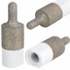 WAART ROUNDED CYLINDER DIAMOND CUTTER 10-25mm x M14